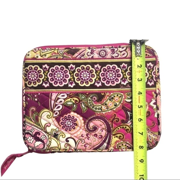 𝅺VERA Bradley Very Berry Paisley Tablet Sleeve Cover Case NWOT - Picture 5 of 6